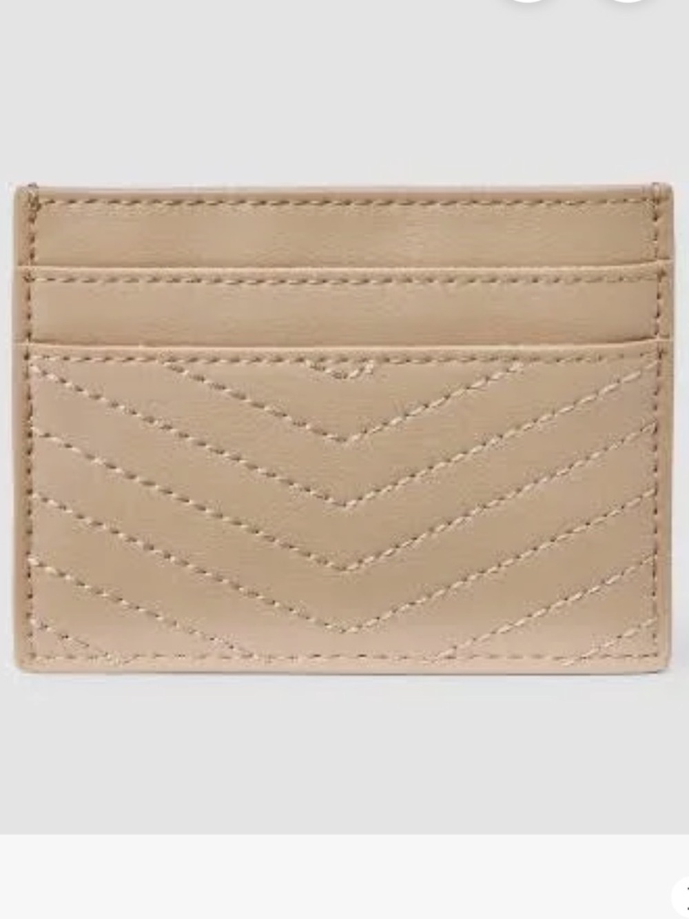 tan card holder - NEW